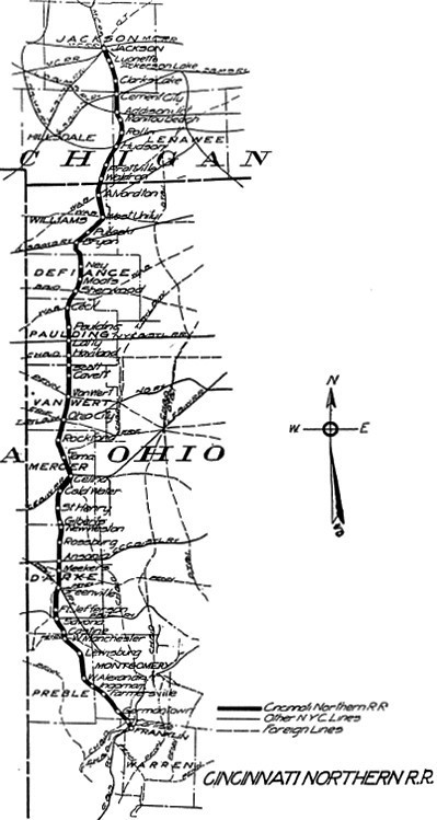 CN Railroad Map